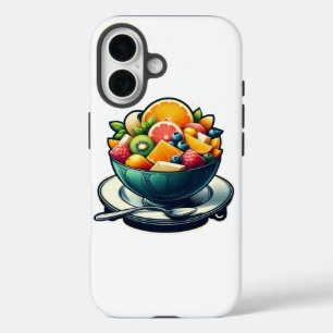 Funda iPhone 16 Estuche para Iphone Vibrant Fruit Bowl Ilustracion