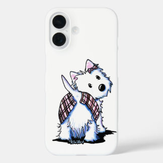 Funda iPhone 16 Estuche para iPhone Westie Funda-Mate Vestido Para