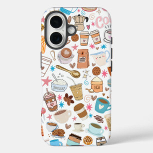 Funda iPhone 16 Estuche para iPhone y iPad de Coffee Lover