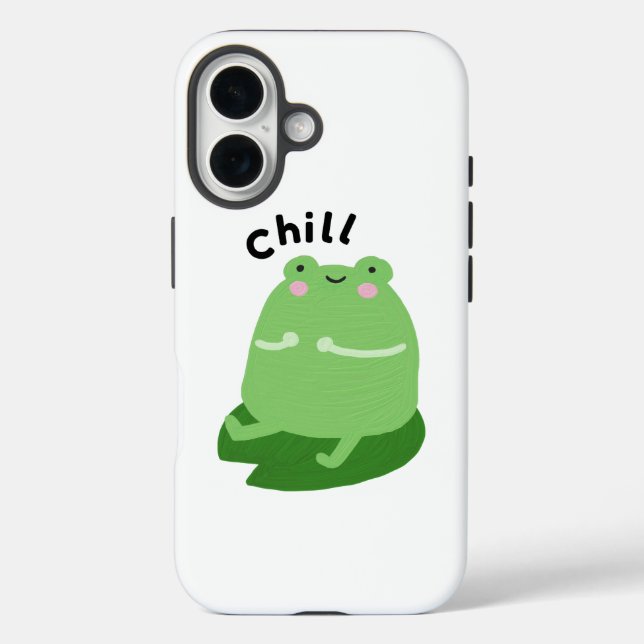 Funda iPhone 16 Estuche para teléfono Chill Frog (Reverso )