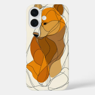Funda iPhone 16 Estuche para teléfono de arte para animales salvaj