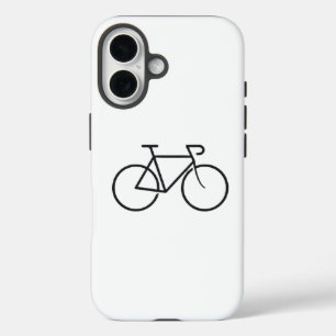 Funda iPhone 16 Estuche para teléfono de diseño de bicicletas mini