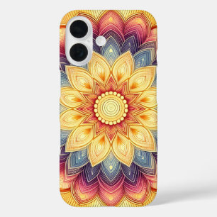 Funda iPhone 16 Estuche para teléfono de Mandala