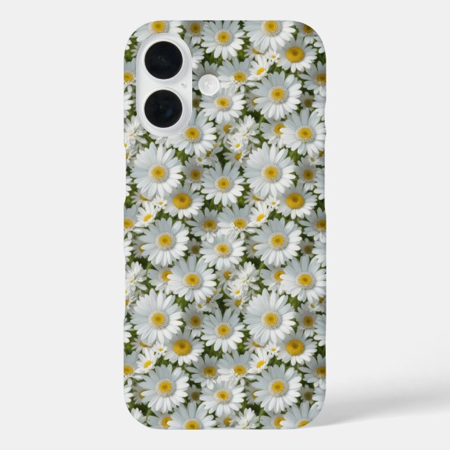 Funda iPhone 16 Estuche para teléfono de pequeñas mareas blancas (Reverso )