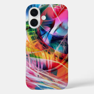 Funda iPhone 16 Estuche para teléfono de resumen moderno / iPad
