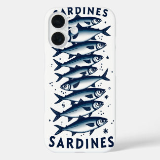 Funda iPhone 16 Estuche para teléfono de sardinas para iphone 16