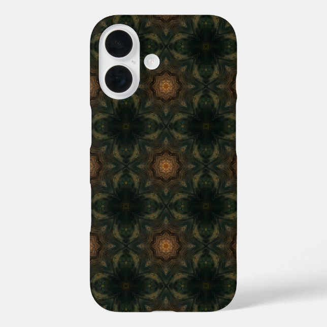 Funda iPhone 16 Estuche para teléfono de servicio de Mandala encan (Reverso )