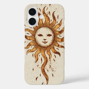 Funda iPhone 16 Estuche para teléfono de sol radiante
