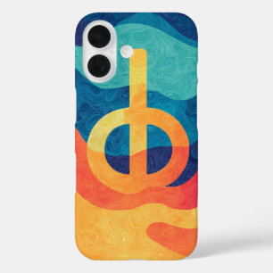 Funda iPhone 16 Estuche para teléfono de vídeo de Sunset Peace