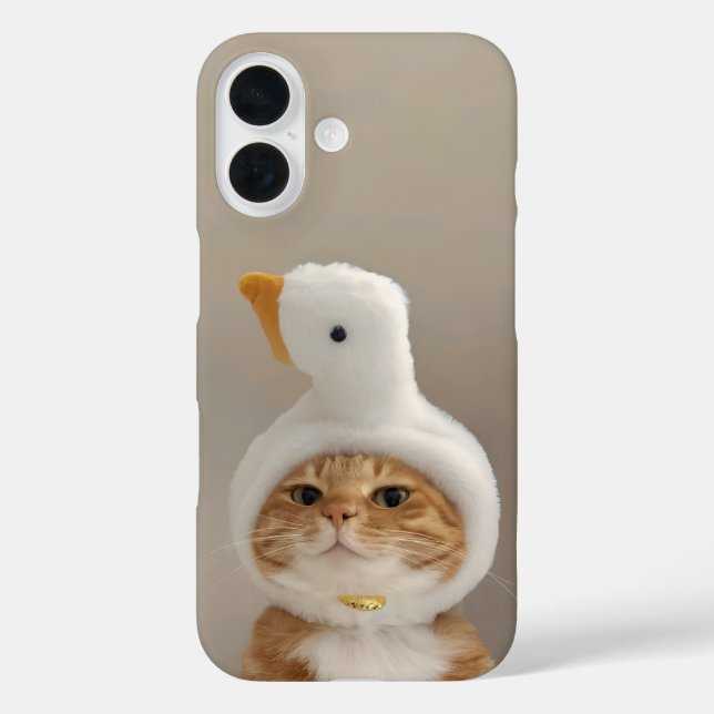 Funda iPhone 16 Estuche para teléfono divertido Cat Lover - iPhone (Reverso )