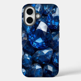 Funda iPhone 16 Estuche para teléfono estético Blue Crystal