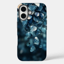 Estuche para teléfono estético Blue Crystal