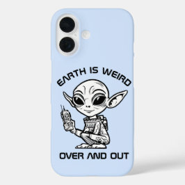 Funda iPhone 16 Estuche para teléfono para extranjeros en blanco y