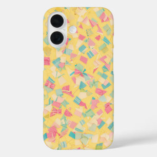 Funda iPhone 16 Estuche para teléfono Pastel Confetti y Ribbons