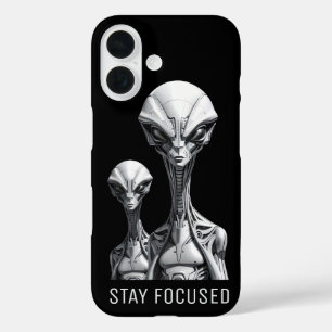 Funda iPhone 16 Estuche para teléfono Robot Aliens