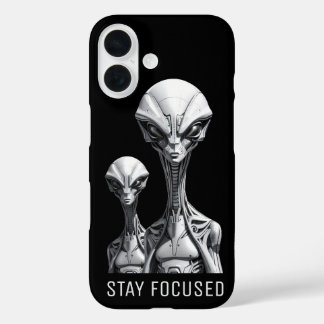 Funda iPhone 16 Estuche para teléfono Robot Aliens