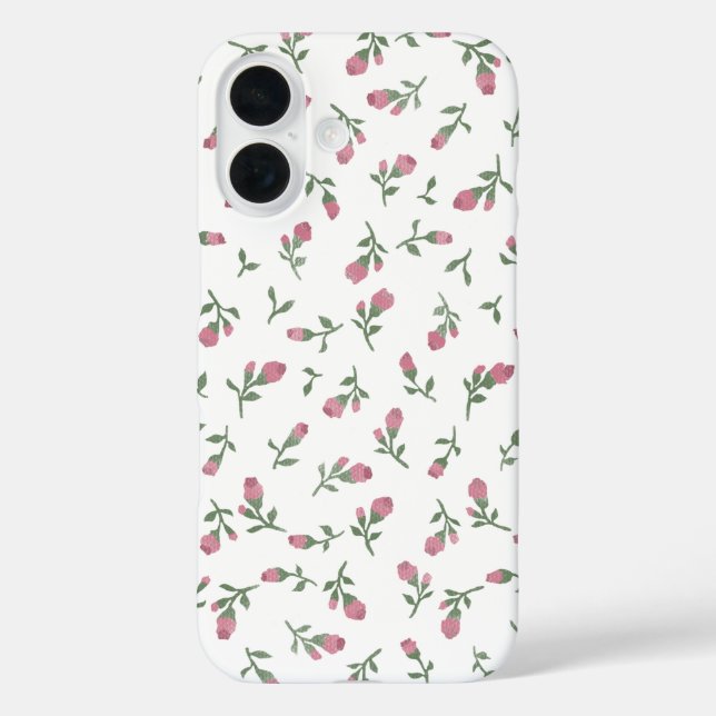 Funda iPhone 16 Estuche para teléfono Rosebud (Reverso )