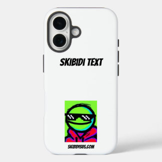 Funda iPhone 16 Estuche para teléfono Skibidi