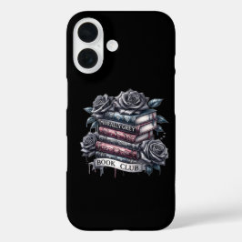 Funda iPhone 16 Estuche para teléfonos Gray Book Club para los ama