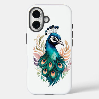 Funda iPhone 16 estuche pavo real para iPad