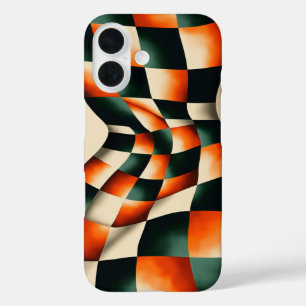 Funda iPhone 16 Estuche Retro Optical Swirl Phone