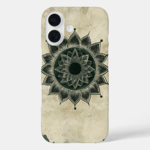 Funda iPhone 16 Estuche Sun Mandala Roots Phone