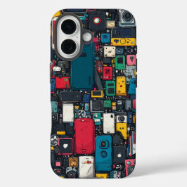 Funda iPhone 16 Estuche Tech Tech Tech Tangle Phone