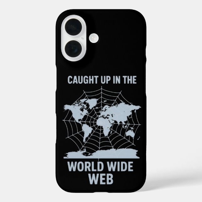 Funda iPhone 16 Estuche World Wide Web Phone (Reverso )