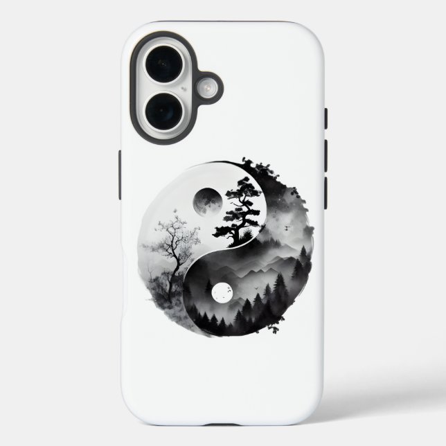 Funda iPhone 16 Estuche Yin Yang Nature Phone (Reverso )