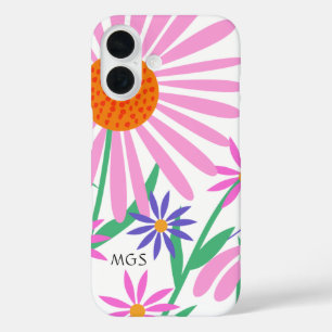 Funda iPhone 16 Estuches de teléfono con monograma de personalizad