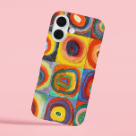 Funda iPhone 16 Estudio de color | Wassily Kandinsky<br><div class="desc">Estudio de color, cuadrados con círculos concéntricos (1913) | Estudio de color de Wassily Kandinsky: Cuadrados con Círculos Concéntricos es una exploración vibrante del color y la forma, con una cuadrícula de cuadrados llenos de círculos concéntricos en una serie de tonos audaces y contrastantes. Cada cuadrado contiene combinaciones de colores...</div>