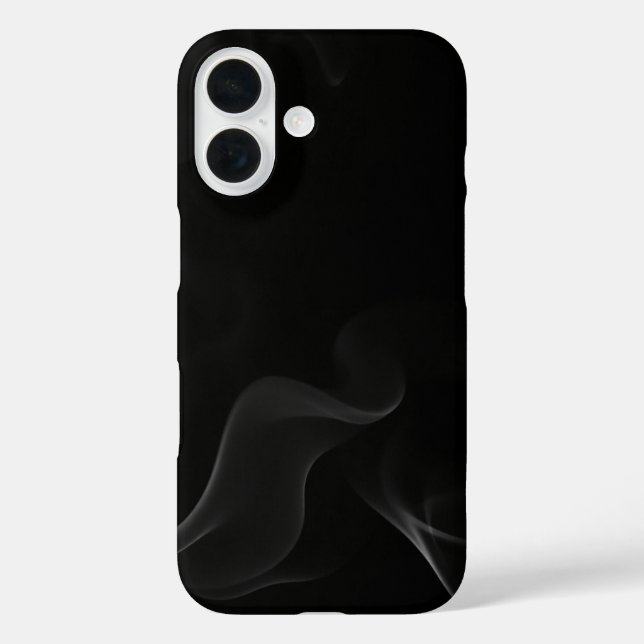 Funda iPhone 16 Ethereal Noir Smoke – Premium Dark Aesthetic Phone (Reverso )