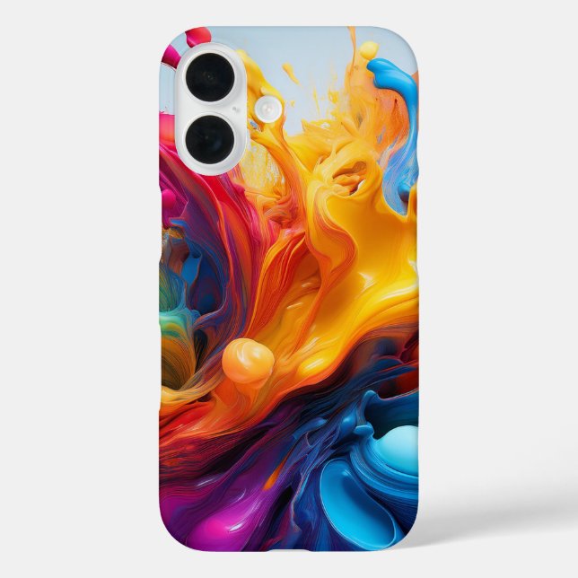 Funda iPhone 16 Explosión de emociones (Reverso )
