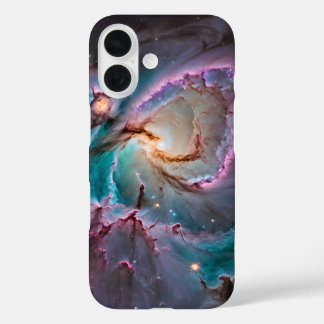 Funda iPhone 16 Explosión de Nebulosa Cósmica Colorida