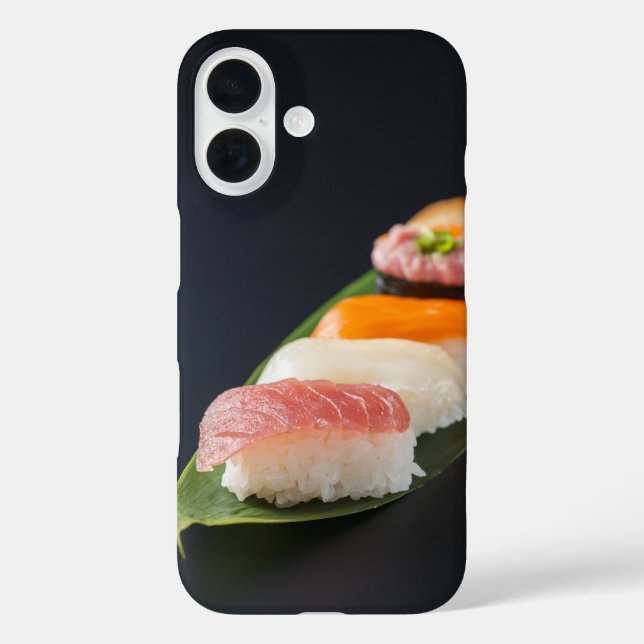 Funda iPhone 16  Exquisite sushi art (Reverso )