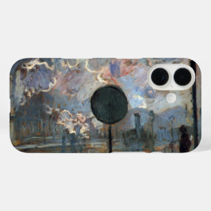 Funda iPhone 16 Exterior de la Gare Saint-Lazare por Claude Monet