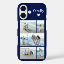 Familia Moderna 6 Foto Azul Marino