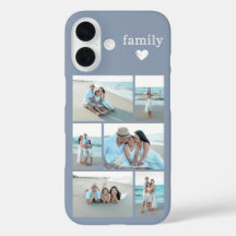 Familia Moderna 6 Foto Azul Polvo