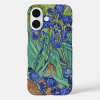 Famoso cuadro de lirios azules al óleo de Van Gogh