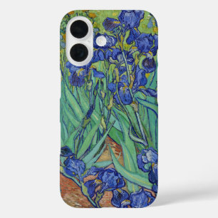 Funda iPhone 16 Famoso cuadro de lirios azules al óleo de Van Gogh