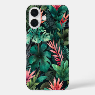 Funda iPhone 16 Fantasía de selva tropical