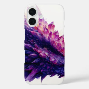 Funda iPhone 16 Fantasía Mística Ametista Crystal Dragon Bestia