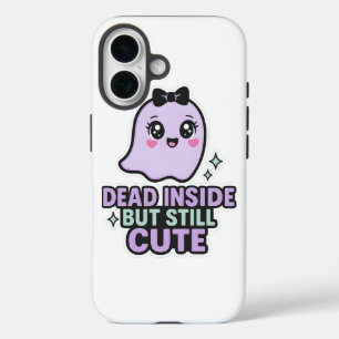 Funda iPhone 16 Fantasma de Halloween muerto por dentro pero todav