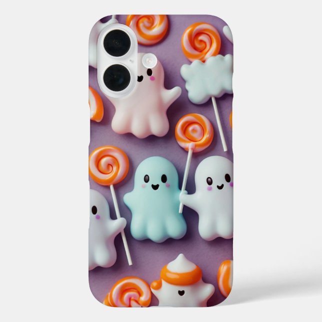 Funda iPhone 16 Fantasmas dulces (Reverso )