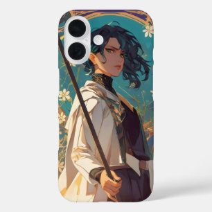 Funda iPhone 16 Fantasy Anime Chica Magic
