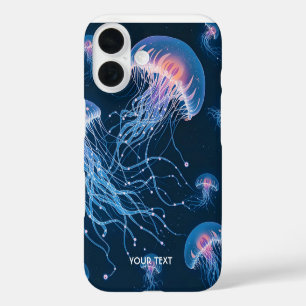 Funda iPhone 16 Fantasy Cute Resumen Jellyfish Subacuático