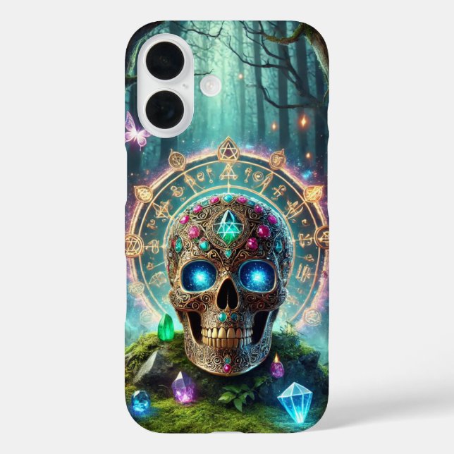 Funda iPhone 16 Fantasy Skull (Reverso )