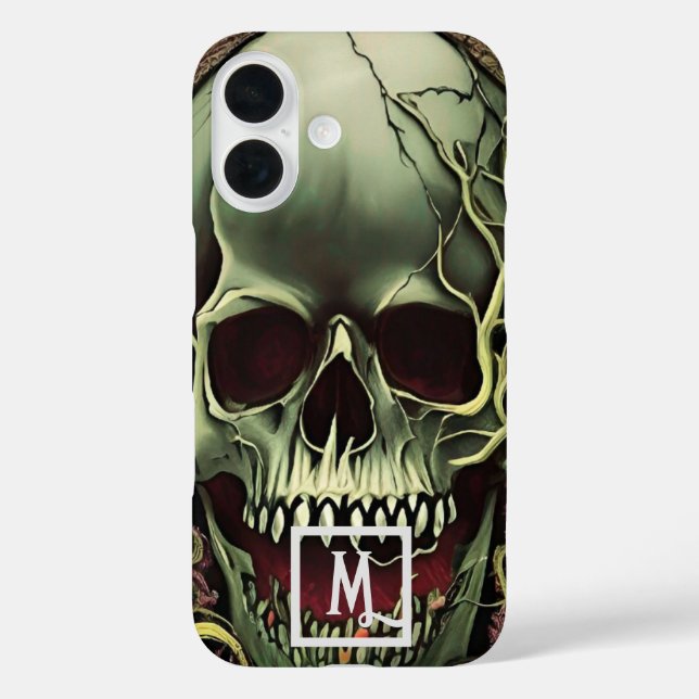 Funda iPhone 16 Fantasy Skull (Reverso )