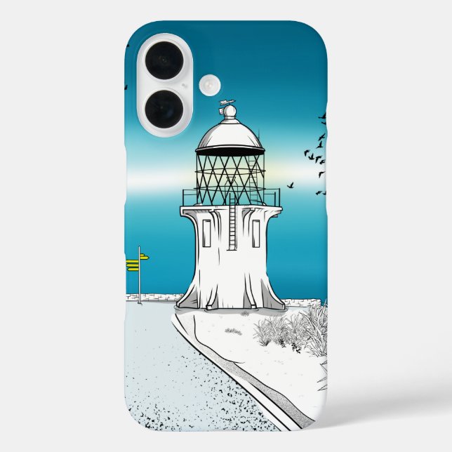 Funda iPhone 16 Faro de Cape Reinga (Reverso )