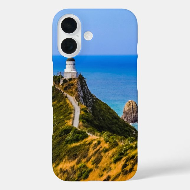 Funda iPhone 16 Faro de Nugget Point, Nueva Zelanda (Reverso )